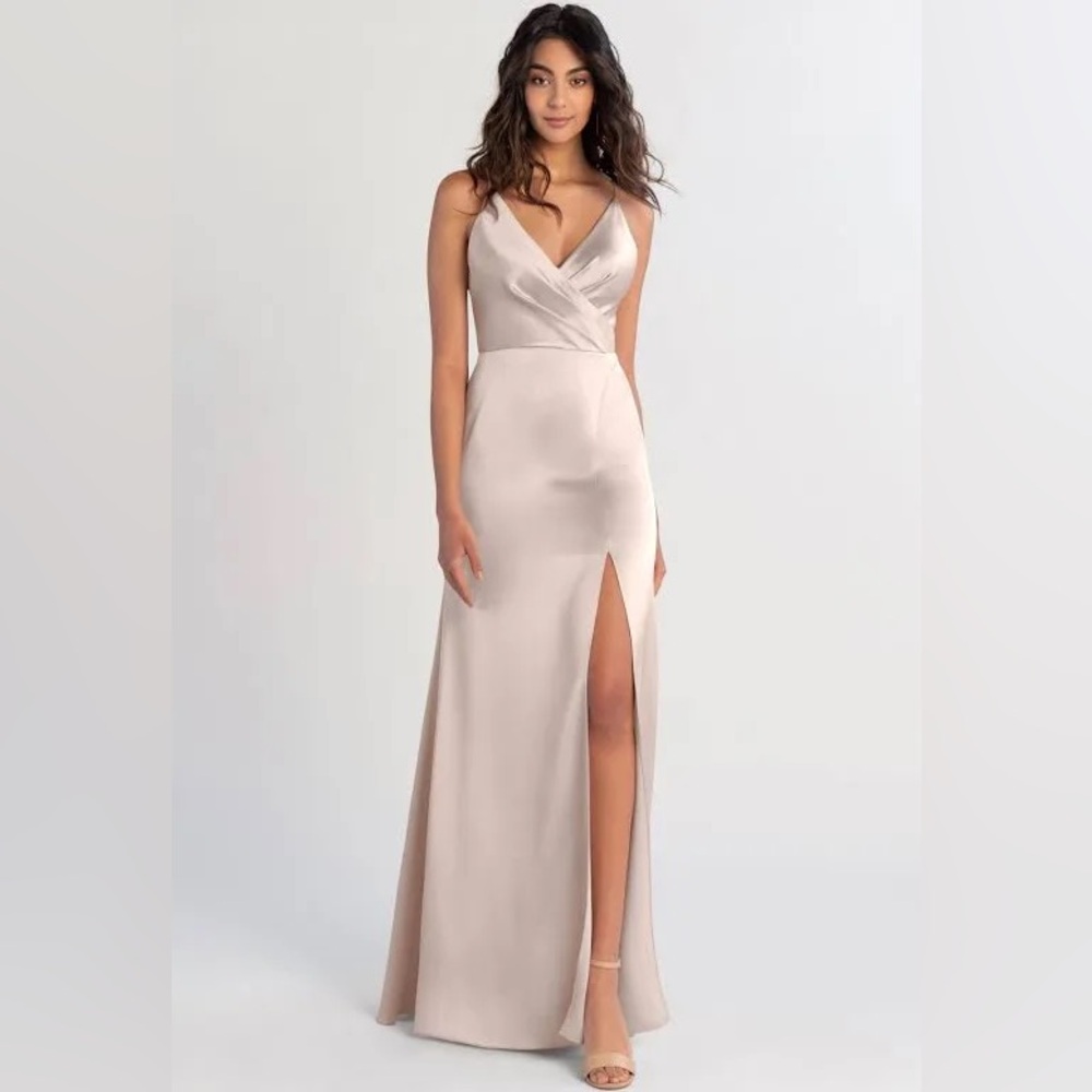Jenny Yoo BHLDN Beckett Dress (New w Tags) Champagne, Sz 0